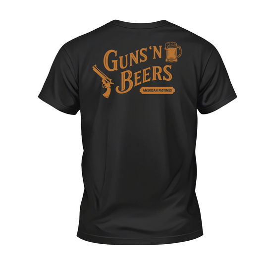 Saloon - Guns 'N Beers - Short Sleeve TShirt