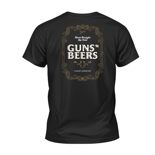 Shoot Straight - Guns 'N Beers Tshirt